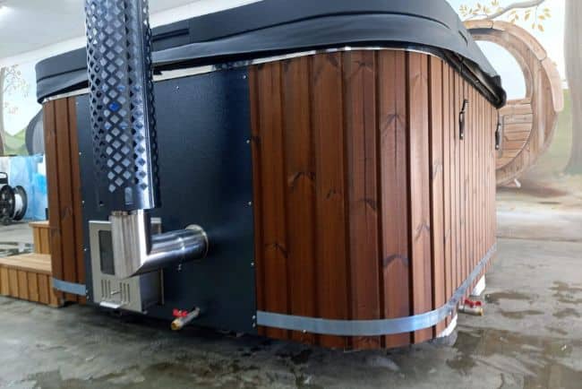 sauna with internal heating